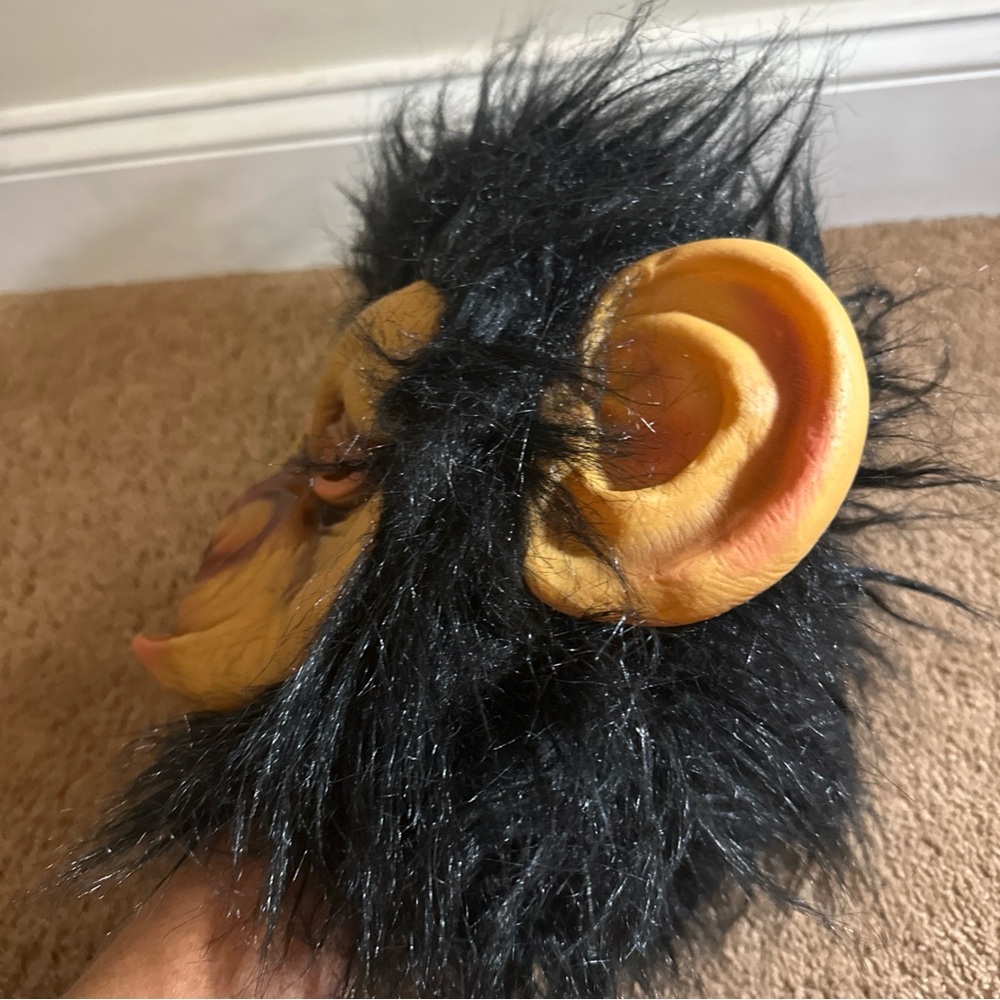 Chimp Monkey Ape Mask Full Face Costume Spirit Halloween One Size - Picture 5 of 9
